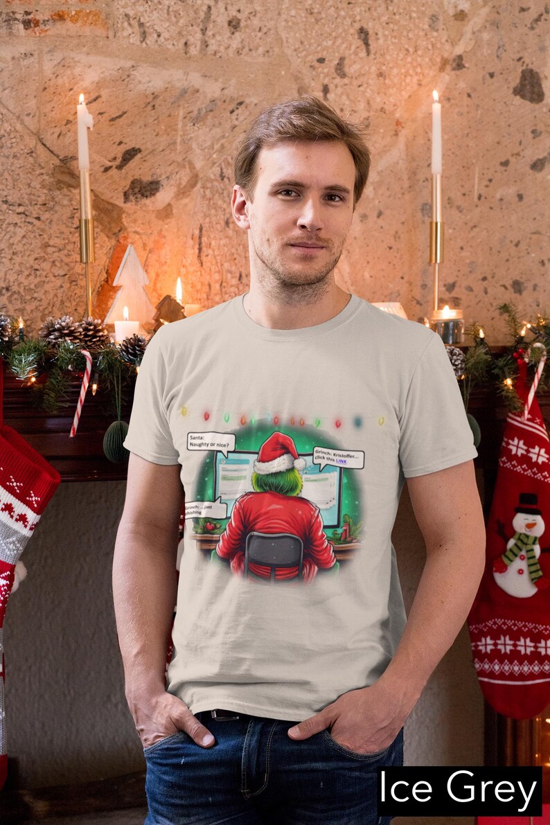 Funny Grinch Hacker Christmas T-shirt, IT Humor Gift - Etsy