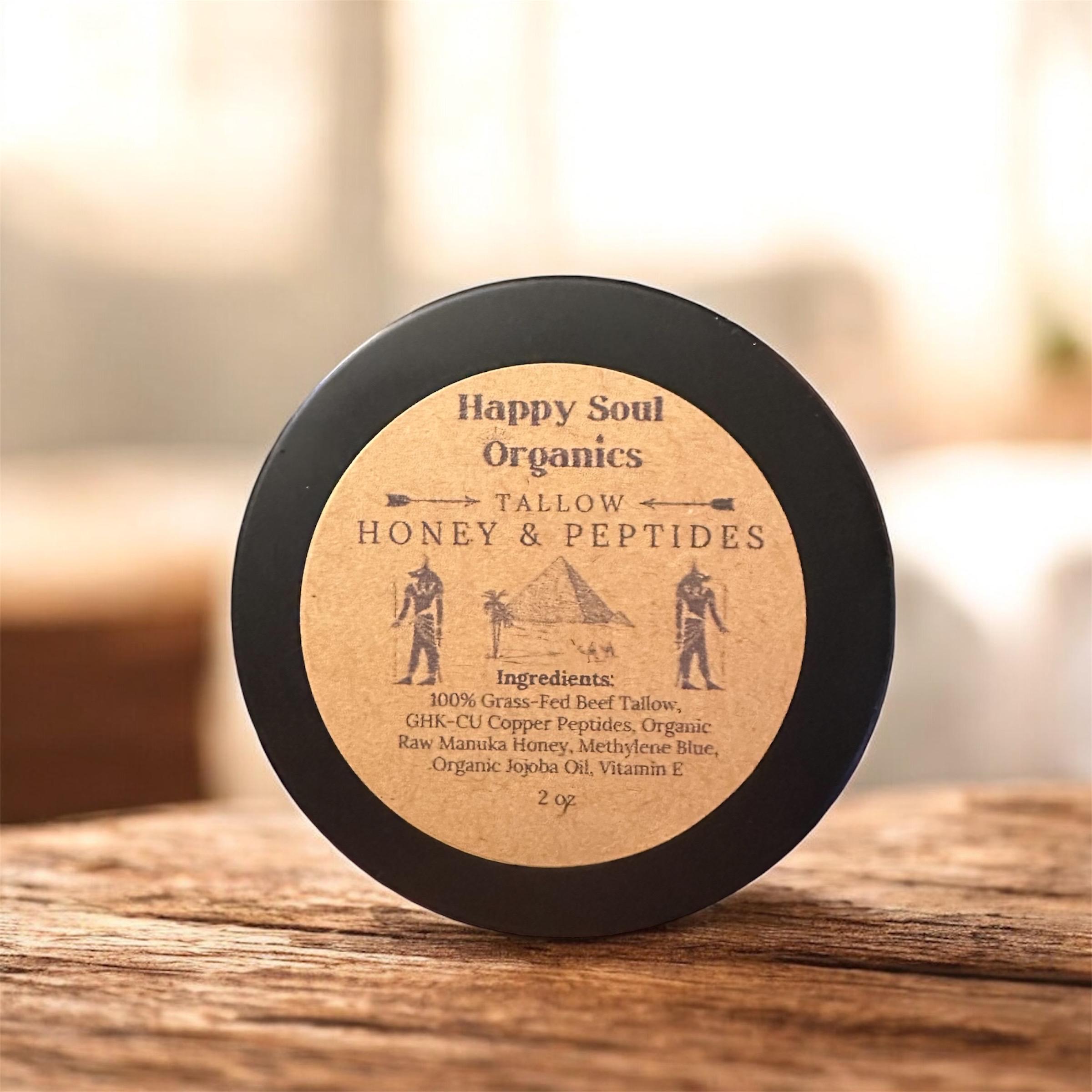 bulk naturals ghk cu Copper Peptides GHK-CU Tallow With Methylene Blue Face Body Balm Organic  Natural Skin Cream Grass Fed Beef Tallow Skincare Moisturizer