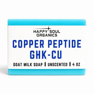 ghk cu soap Body Wash Ghk-cu Copper Peptide Infused With All Natural Organic  Ingredients Nontoxic Handmade Skincare