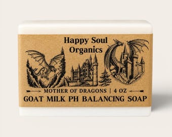 Sapone Madre dei Draghi, olio essenziale di tea tree, latte di capra, 118 g, sapone completamente naturale, probiotico, artigianale.