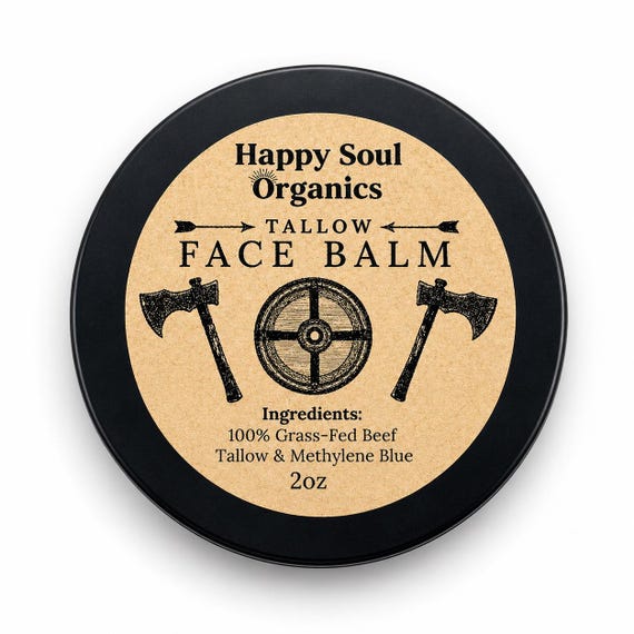 Beef Tallow With Methylene Blue GHK-Cu Copper Peptide Methylene Blue Tallow Balm|For Face
