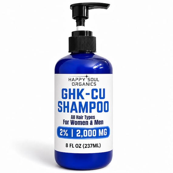 Buy Ghk-cu Copper Peptide Shampoo All Natural Organic Nontoxic Clean Hair Care 8oz or 16oz Handmade in Small Batches Sulfate Paraben Free Online in India