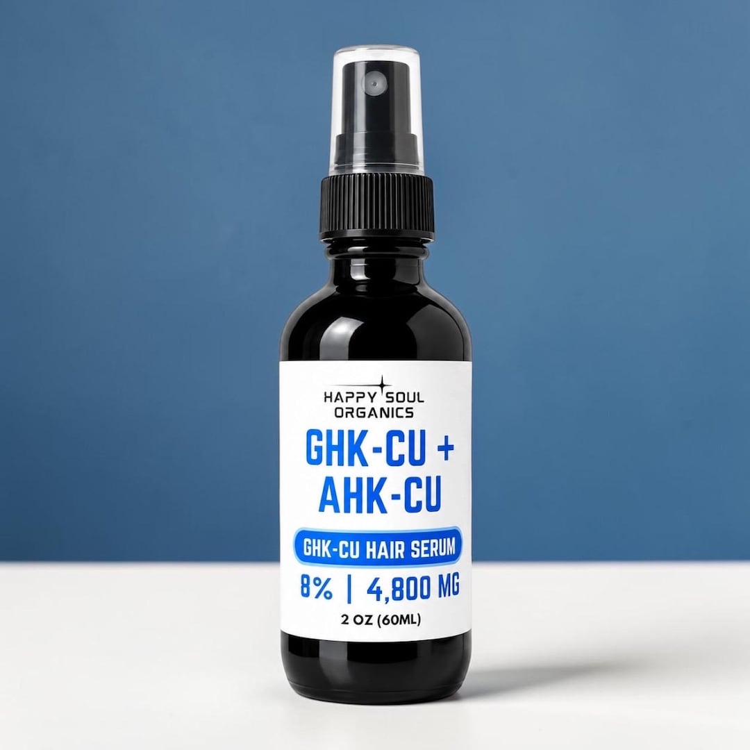 Hair Serum Ghk-cu and Ahk-cu Copper Peptides (8% Total) 2oz Natural  Haircare Peptide Skincare Leave in Hair Serum - Etsy Hong Kong