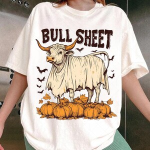 Bull Sheet PNG, Halloween Png, Bull Png, Ghost Cows Png, Funny Cow Png, Fall Png, Cow Lover Png, Spooky Season Png, Instant Download