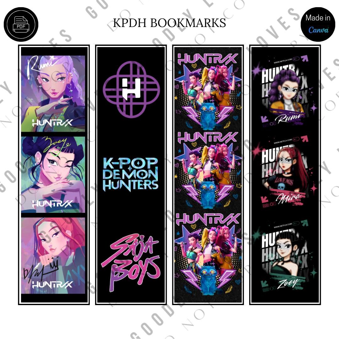8 KPDH Bookmarks | Digital Download - Etsy