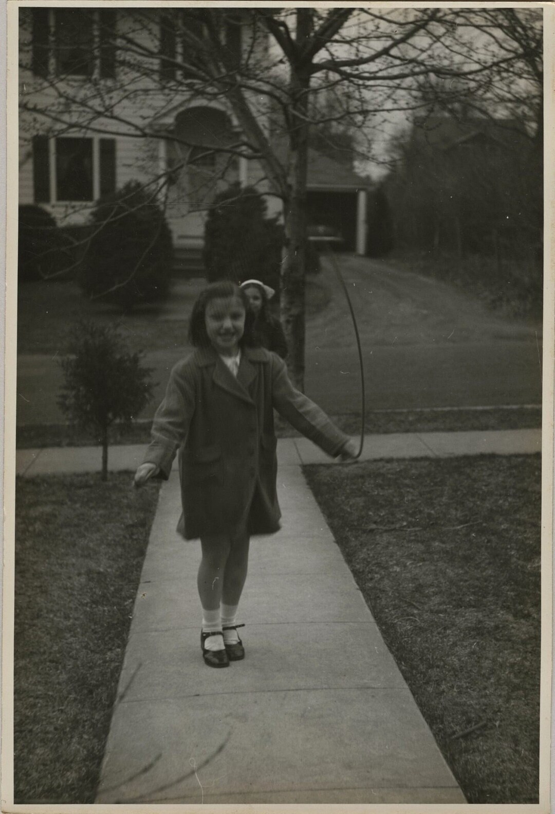 Original Vintage Photo Snapshot Girl Jumping Rope 1940s50s Etsy