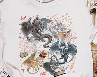 Camiseta Booktok Presentes para Leitores Onyx Storm Presente para Ela Rebecca Yarros Iron Flame Xaden Riorson Violet Sorrengail Booktok Presentes para Leitores Bookish