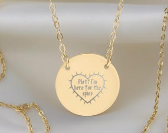 Spicy Book Lover Necklace Smut Reader Pendant Dark Romance Jewelry Morally Grey  Gift for Booktok Fans Smutty Book Club & Reader Girls