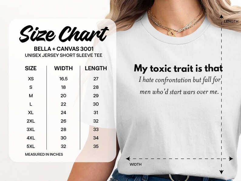My Toxic Trait Is That Shirt, Funny Confrontation Tee, Women's Statement T-Shirt, Novelty Gift, Graphic Tee, Bella Canvas XL