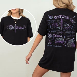 Quicksilver-boek door Callie Hart Quicksilver T-shirt Kingfisher Shirt Bookish Apparel Romantasy Merch Fae and Alchemy Gift