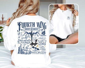 Fourth Wing Riders Quadrant Shirt Fantasy Dragon Merch Basgiath War College Gift for Book Lovers Tairn Xaden Riorson Andarna Empyrean Series