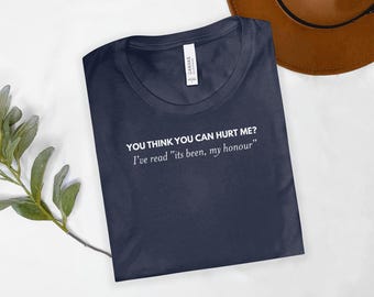 Sie denken, Sie können mich verletzen Shirt Sweatshirt Booktok Shirt für Leser Bookish Shirt Geschenk für Buch-Liebhaber-literarisches Geschenk lustige Leser Rundhalsausschnitt