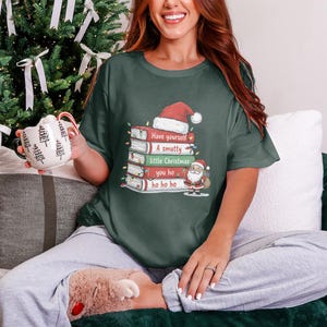Have Yourself a Smutty Little Christmas Shirt, Funny Holiday Graphic Tee, Santa Gifts Humor, Christmas Book Lover, Cozy Winter Top