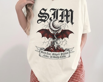 Crescent City Shirt Sarah J Maas Merch Booktok Bookish Gift Comfort Colors Tee Light It Up Design Earth And Blood Hunt Athalar Smut Reader