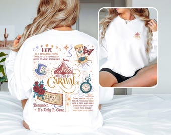 Caraval Shirt Bücherwurm Geschenk für Leser Stephanie Garber Merch Caraval Serie Fan Booktok Merch Jacks Herzprinz Tee