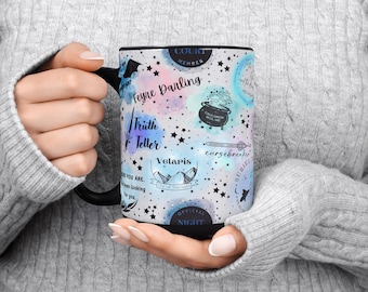 Booktok Series Mug, Night Court Mug, Feyre and Bat Boys Merch, A Court of Thorns and Roses Gift, Bookish Cup for Fantasy Fans, Maas