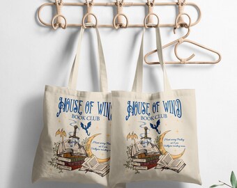 Tote Bag A Court of Thorns and Roses ACOTAR Sarah J Maas Throne of Glass BookTok A Court of Mist and Fury Feyre Book Lover Gift