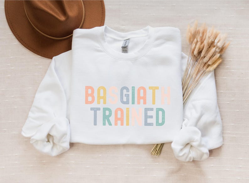 Basgiath Trained Sweatshirt, Fourth Wing Merch, Fantasy Bookish Cozy Pullover for Book Lovers Violet Sorrengail Onyx Storm Perfect Gift image 6
