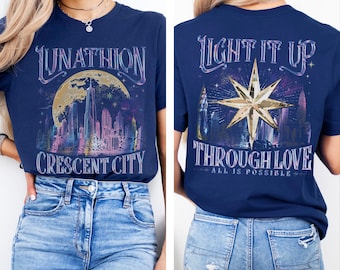 Mercancía de Sarah J Maas, Bryce Quinlan, Hunt Athalar, regalo literario, camiseta de Crescent City, Fae Fantasy BookTok, regalos para lectores, universo SJM