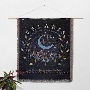 Night Court Blanket, Cozy Booktok Throw, Perfect for Curling Up with a Book, Gift for Fans & Book Lovers