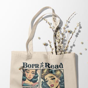 Bolso de mano para amantes de los libros, regalo para lectores, productos Booktok, regalos de romance oscuro para ratones de biblioteca, divertidos productos inspirados en ACOTAR. imagen 6