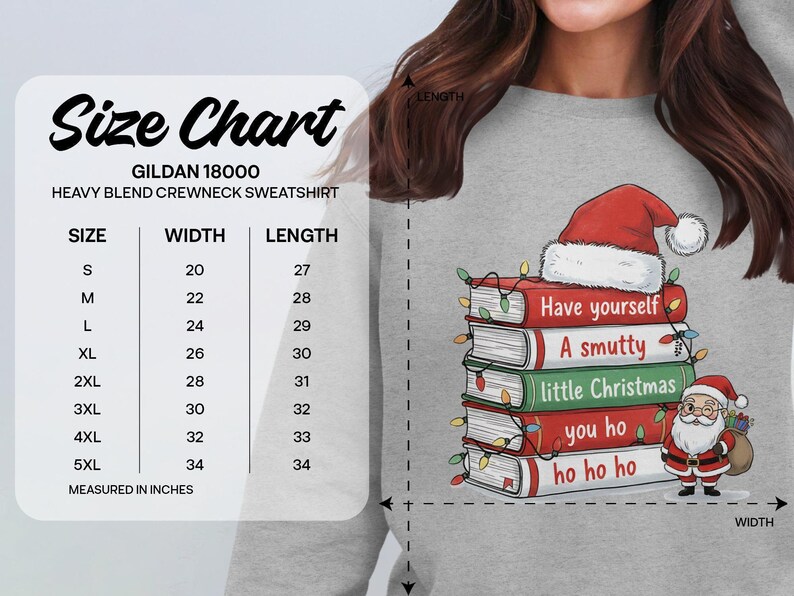 Funny Christmas Sweatshirt, Santa Claus Reading Books Shirt, Santa Ho Ho Ho Sweatshirt, Holiday Sweater, Christmas Gift for Book Lovers