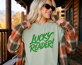 Book Worm Shirt Bookish Merch Reading Sweatshirt Library Novel Lover Gift St Patricks Day Cute Graphic Tee Cozy Literature Apparel