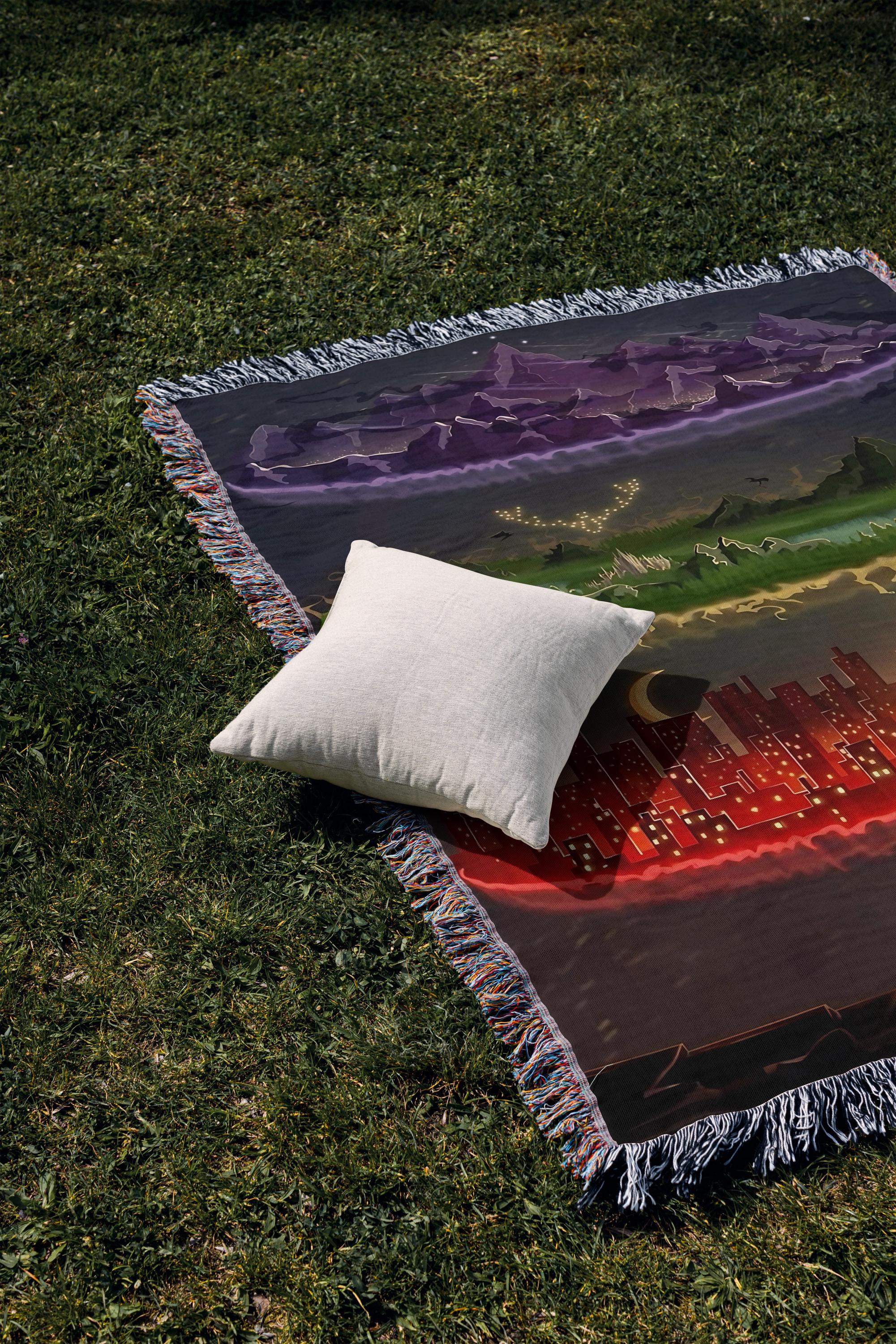 ダークアカデミア風ブランケット | Booktok タペストリー、Bookish