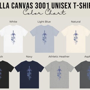 a group of t - shirts with different designs on them
