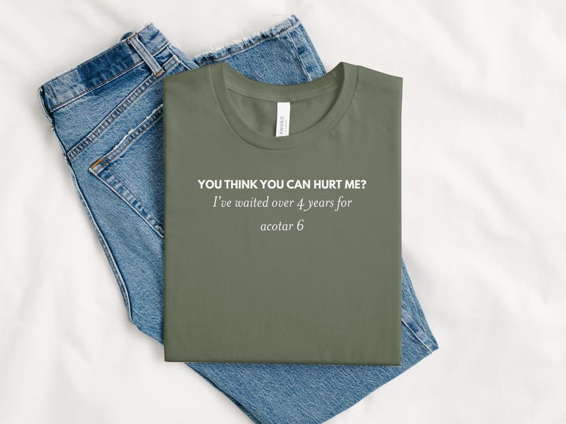 Funny Book Lover Shirt, You Think You Can Hurt Me, ACOTAR 6 Shirt Gift, Reader Shirt, Bookish Shirt, Book Nerd Tee, Bookworm Apparel