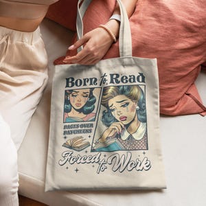 Bolso de mano para amantes de los libros, regalo para lectores, productos Booktok, regalos de romance oscuro para ratones de biblioteca, divertidos productos inspirados en ACOTAR. imagen 5