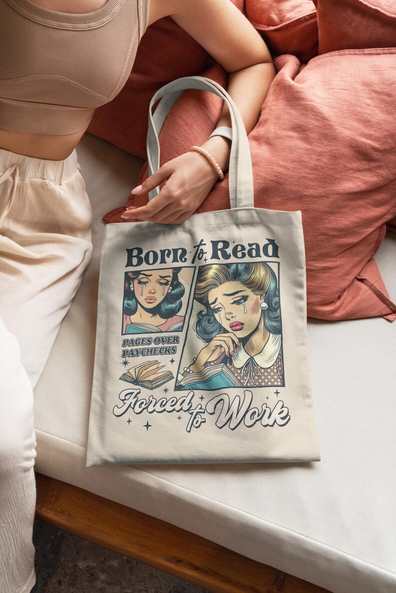 Bolso de mano para amantes de los libros, regalo para lectores, productos Booktok, regalos de romance oscuro para ratones de biblioteca, divertidos productos inspirados en ACOTAR. imagen 5
