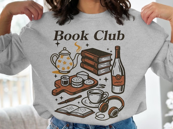 Book Club Sweatshirt, Reader Sweatshirt, Book Lover Gift, Bookish Sweatshirt, Cozy Sweatshirt, Reading Sweatshirt, Book Gift, Bookworm