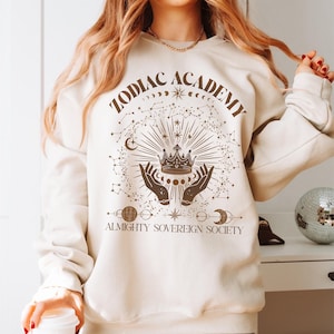 Zodiac Academy Almighty Sovereign Society Shirt Fantasy Romantasy Tee for Celestial Heirs Fans Vega Twins Merch and Booktok Readers