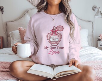 Camisetas y sudaderas con el lema "Mi único amor verdadero" de Fictional Men, regalo para amantes de los libros, artículos de Booktok, regalo para bibliófilos y ratones de biblioteca, camiseta de lectura