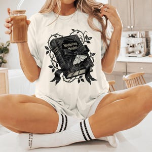 Wuthering Heights T-Shirt Sweatshirt, Emily Bronte, Gothic Literature, Classic Literature, Dark Academia, Book Lover Gift, Gothic Decor Natural