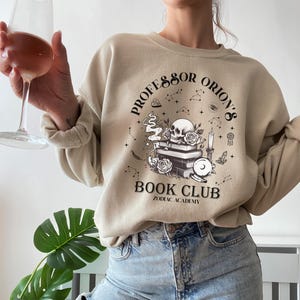 Professor Orion&#39;s Book Club Zodiac Academy Shirt Dark Academia Booktok Merch Fantasy Book Lover Gift Celestial Aesthetic Tee