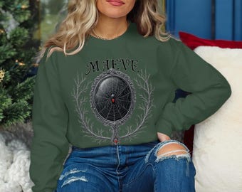 Maeve Sweatshirt Throne of Glass Shirt Sarah J Maas Merch TOG Gift Bookish Pullover Dark Fantasy Reader Top BookTok SJM Merch