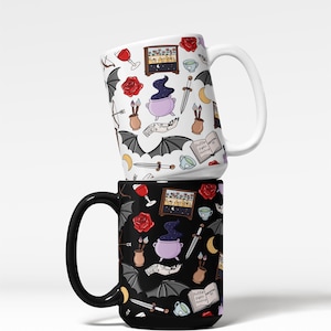 Velaris Night Court Mug, ACOTAR Inspired Fantasy Coffee Cup, Książkowy prezent dla fanów Sarah J. Maas, Feyre i Rhysand Romantic Mug