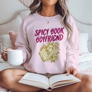 Spicy Book Boyfriend, Book Lover, Bookworm, Dark Romance Reader, Booktok Fan, Reading Books On Fire, Bookish Gift, Romance Novel