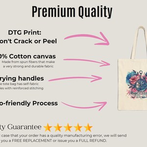 Bolso de mano para amantes de los libros, regalo para lectores, productos Booktok, regalos de romance oscuro para ratones de biblioteca, divertidos productos inspirados en ACOTAR. imagen 7
