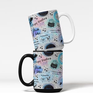 a couple of coffee mugs sitting on top of each other