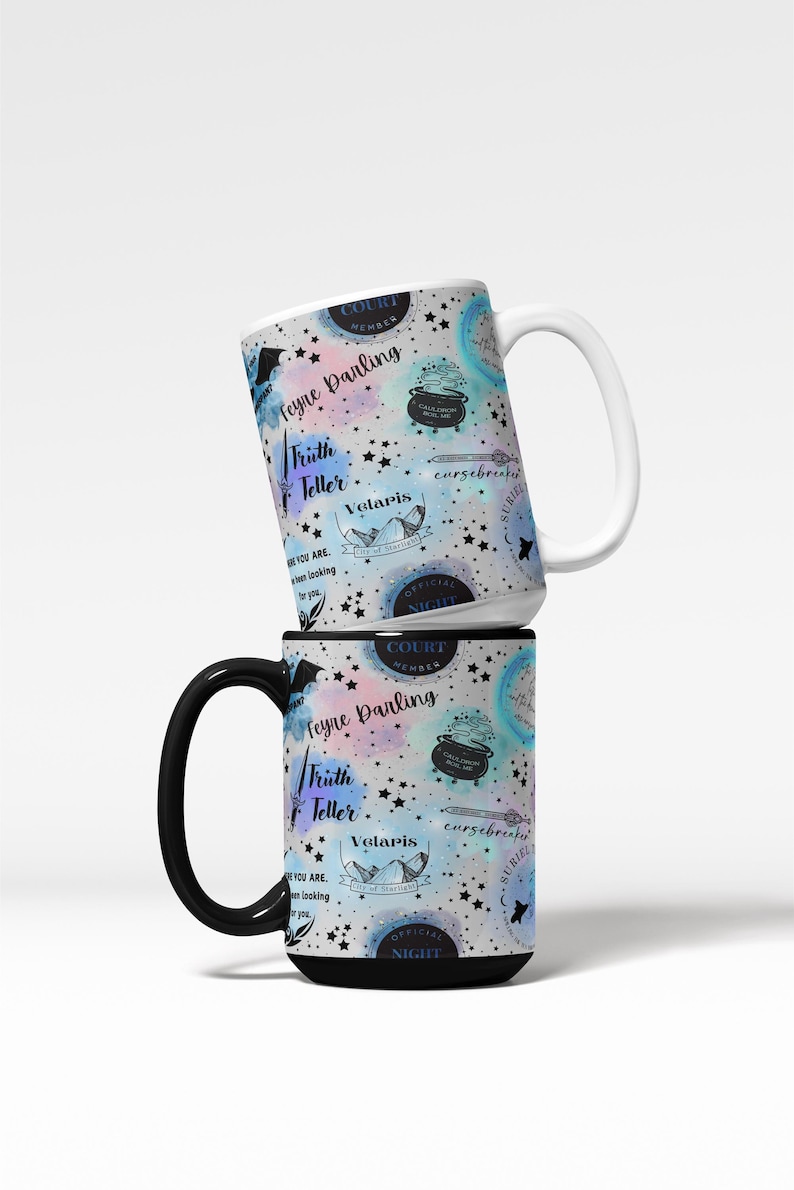 a couple of coffee mugs sitting on top of each other