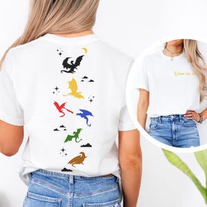Fourth Wing Dragon Flight T-Shirt,Xaden Riorson, Vibrant Fantasy Book Merch for Dragon Lovers, Unique Gift