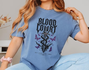 Quicksilver Shirt Blood Court Bookish Merch T-Shirt, Callie Hart Quicksilver Book Lover Gift Shadow Daddy Fae Alchemy Comfort Colors Tee