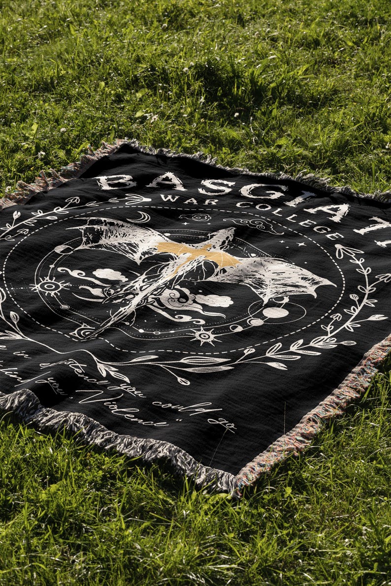 a blanket with a picture of a horse on it