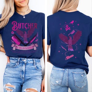 Butcher and Blackbird Shirt Dark Romance Book Tee Thriller Inspired Booktok Merch Sloane and Lark Gift for Book Lovers Ruinous Love Tee