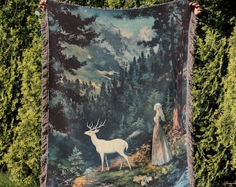 Thron der Glas gewebte Decke Fantasy werfen für Buch-Liebhaber Gemütliches Geschenk inspiriert von Sarah J Maas Serie