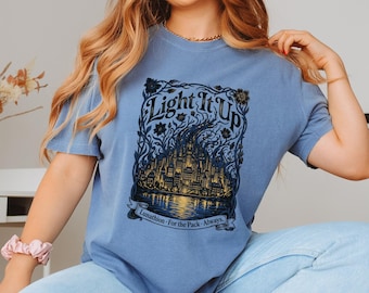 Crescent City Shirt Book Lover Gift Sarah J Maas Merch Light It Up Tee Bryce Quinlan Hunt Athalar Ruhn Danaan Booktok Bookish Gifts