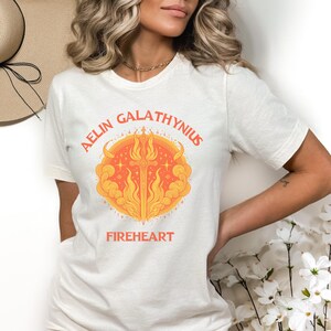 Literary Fandom Gift Fireheart Shirt, TOG Series Apparel, Fierce Fantasy Fan Gift
